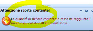 Allarme scorta contante